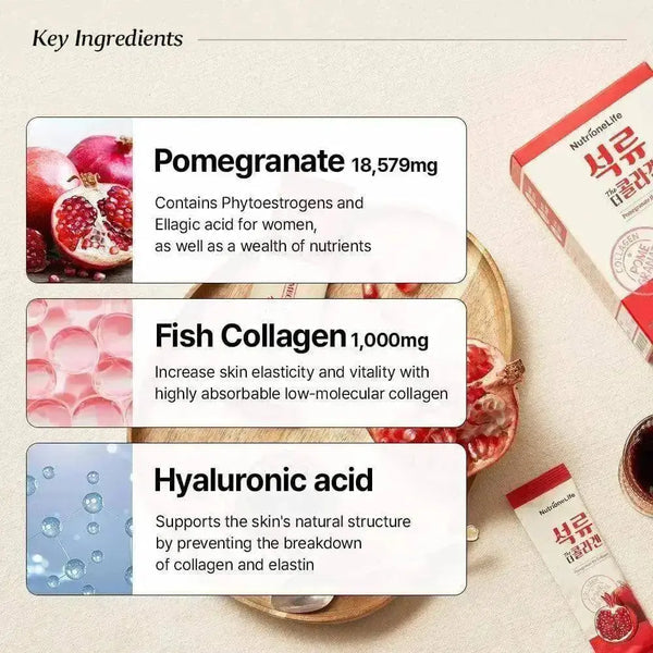 Pomegranate The Collagen Jelly, 20g x 14 sticks